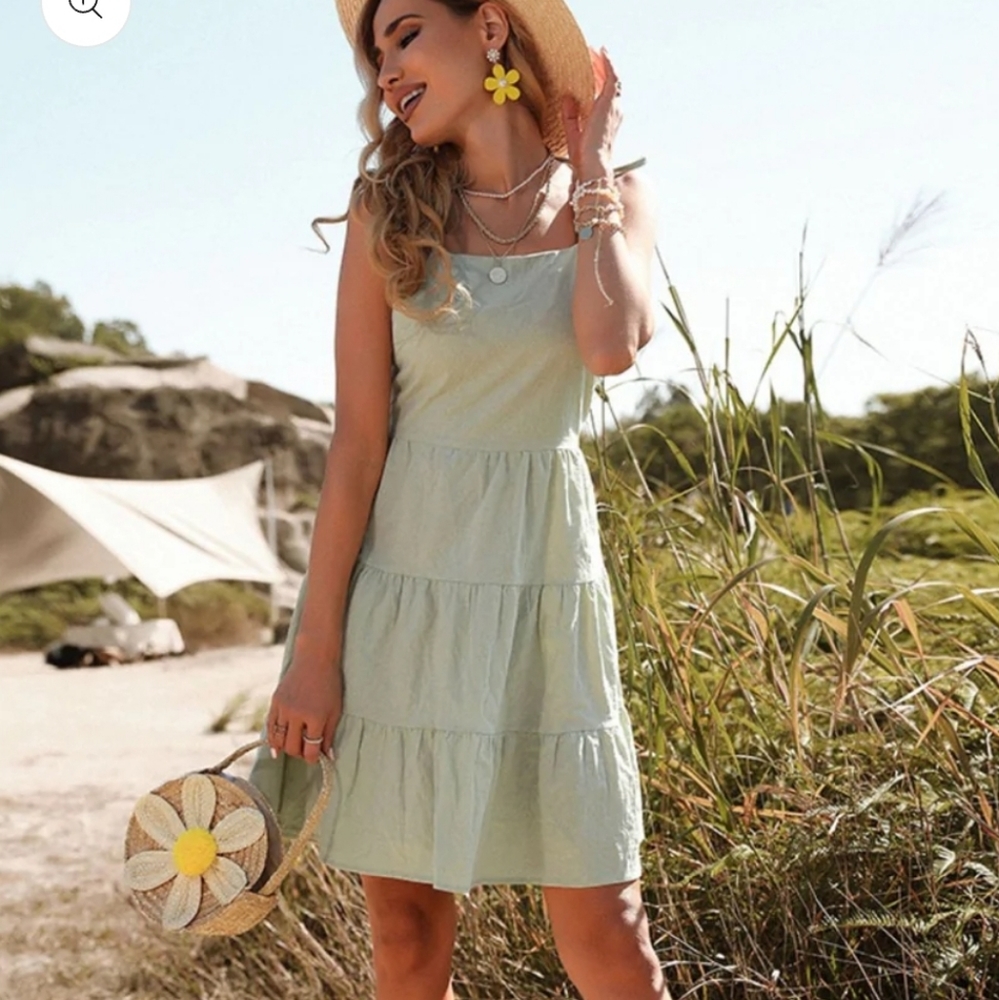Like New Sage Green Dress